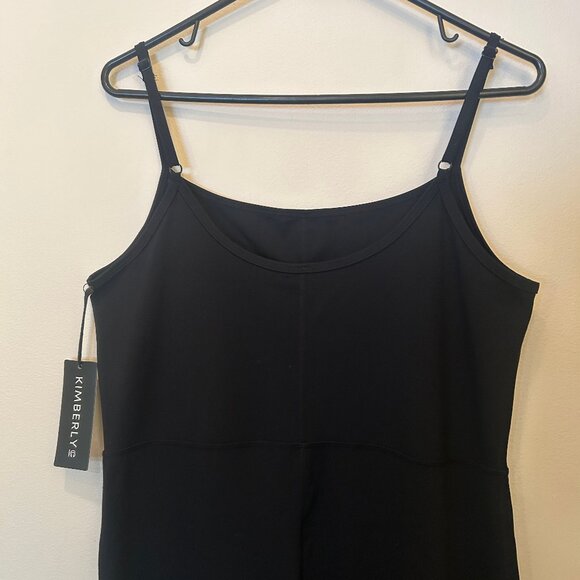 NWT Kimberly C black Curvy Groovy Flare Jumpsuit sz 1X - Picture 7 of 11
